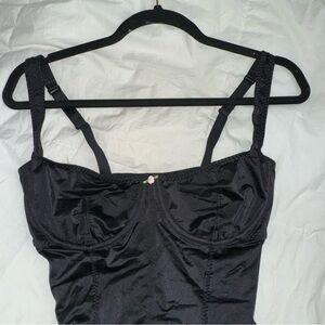 SKIMS four way stretch satin underwire bodysuit